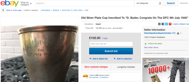 Ebay silver cup
